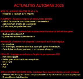 Newsletter 4ème trimestre 2025