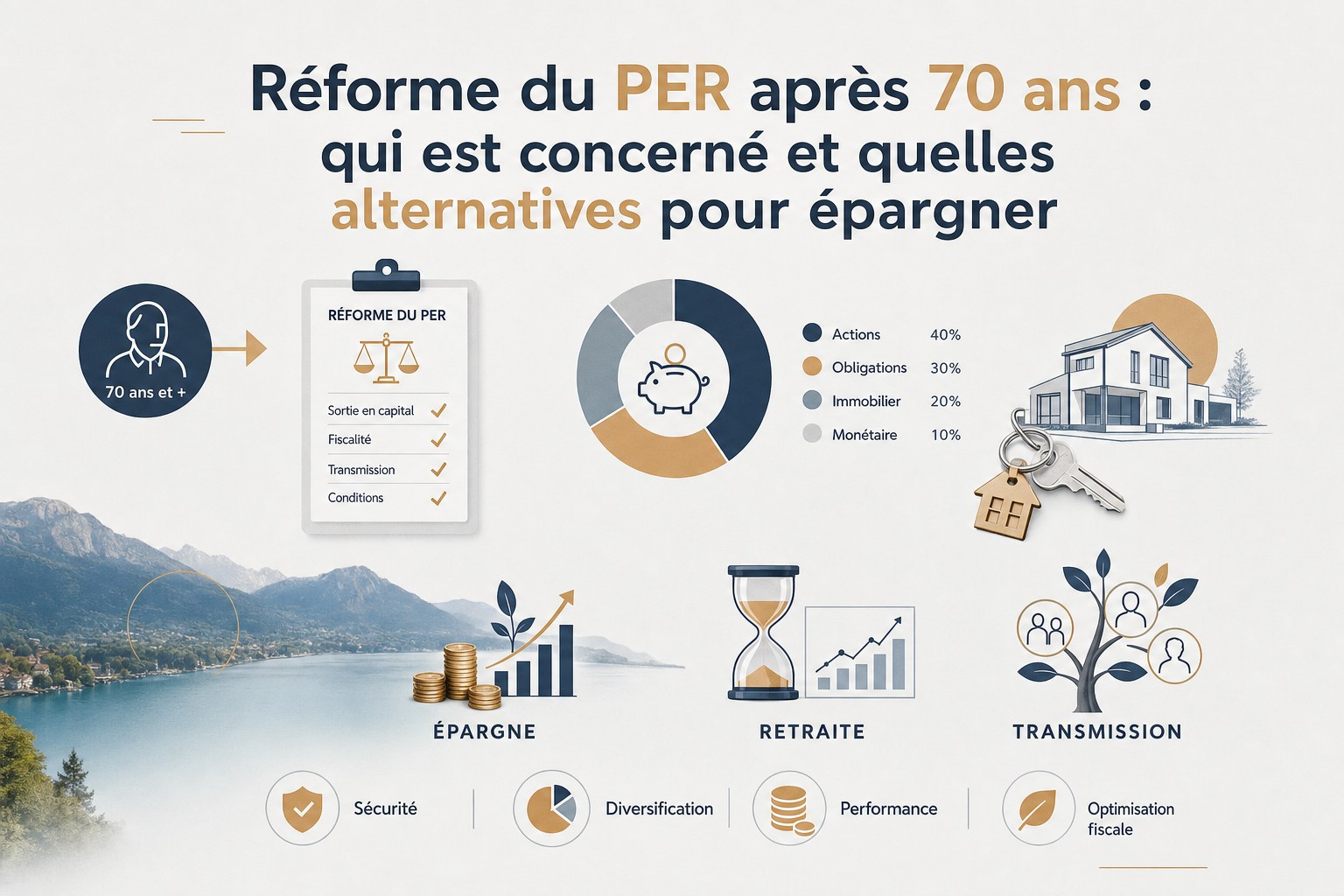 Réforme du PER après 70 ans : qui est concerné et quelles alternatives pour épargner