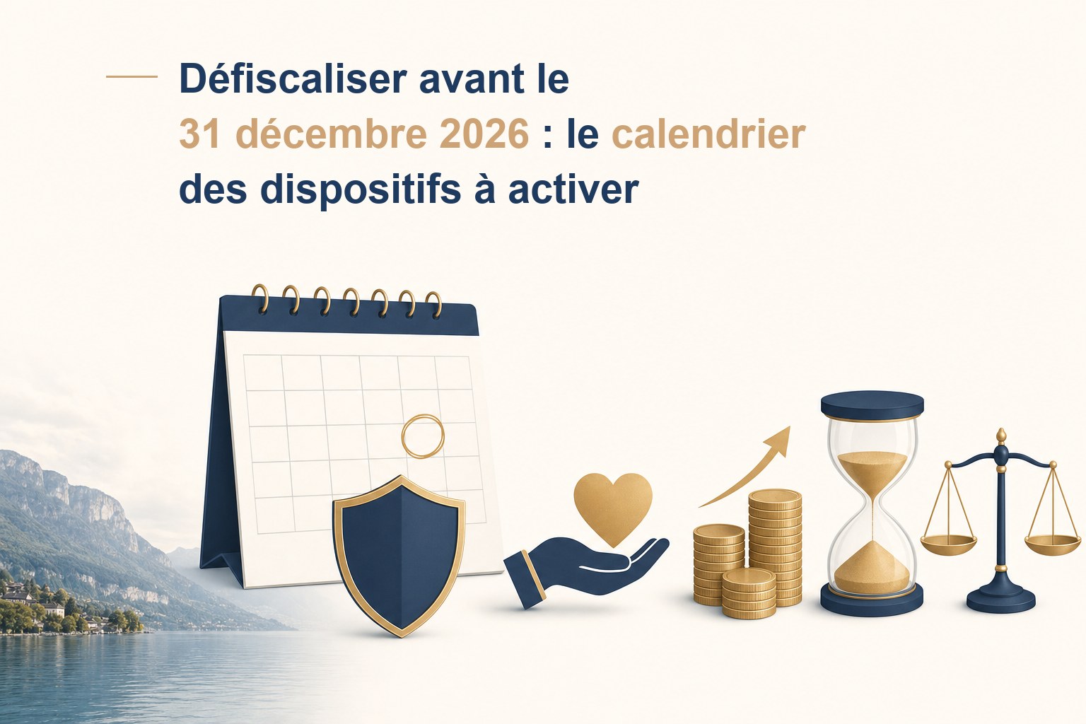 Défiscaliser avant le 31 décembre 2026 : le calendrier des dispositifs à activer
